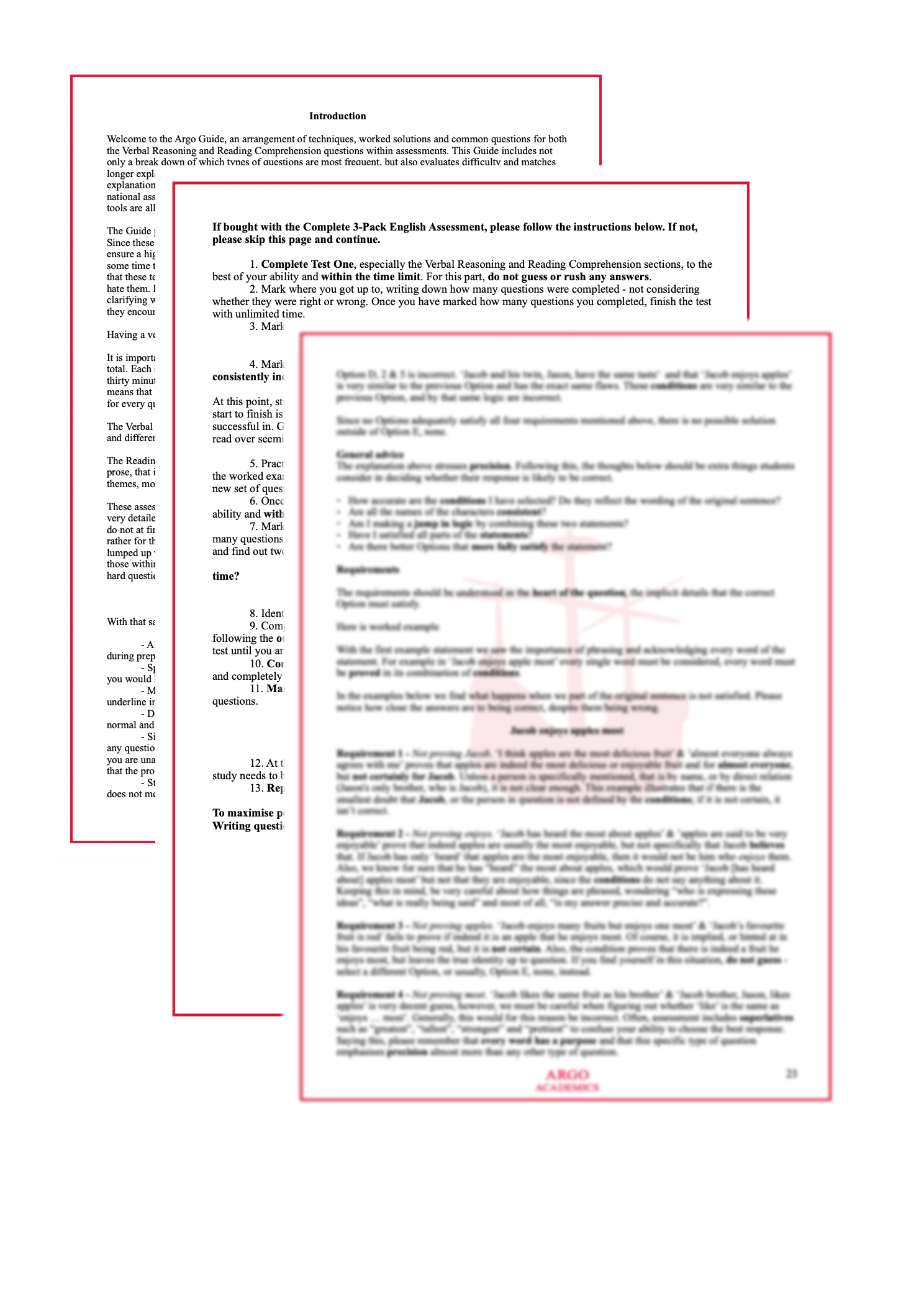 Assessment and Guide Pair