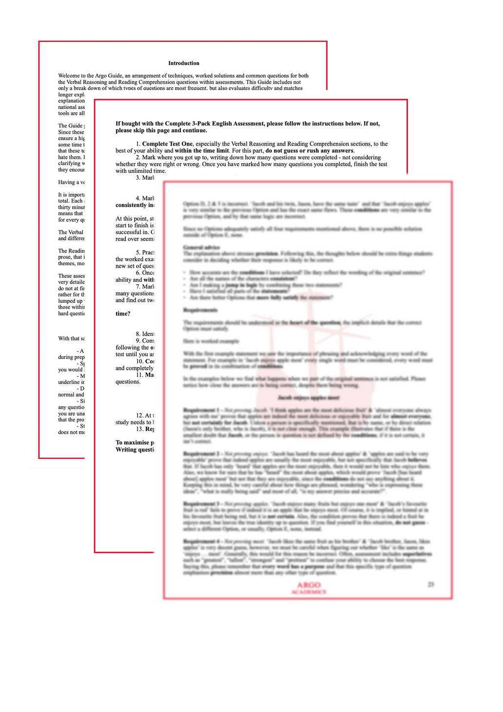 Assessment and Guide Pair